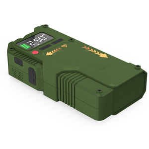 Booster de batterie portable puissant et robuste 1000A de crête 10000mAh avec compresseur d'air numérique pour véhicules 12V essence et diesel - Product Image 2