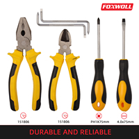 Workpro — Kit d'outils de réparation de garage, Kit complet de 6 pièces, tournevis, pince, Kit d'outils à main ménagers