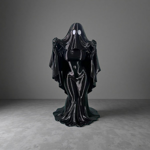 Figura de Fantasma Impresa en 3D, Juguete de Fantasma Espeluznante, Decoración de Halloween, Figura Coleccionable - Product Image 1