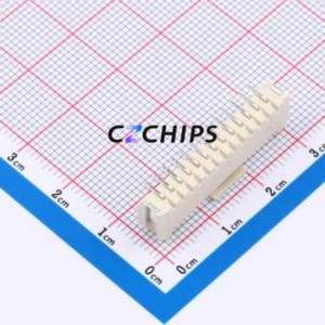 WAFER-HY2.0-13PLB Wire-to-Board Pin Header SMD,P=2mm Connector 1x13P 2mm Vertical Mount HY - Product Image 2