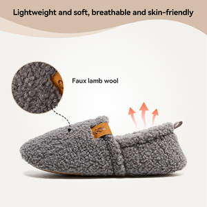 ZULEMEI Women Winter Soft Curly <strong>Fur</strong> Slippers Memory Foam Breathable TPR Outsole Lightweight House Shoes Cozy <strong>Loafer</strong> - Product Image 4