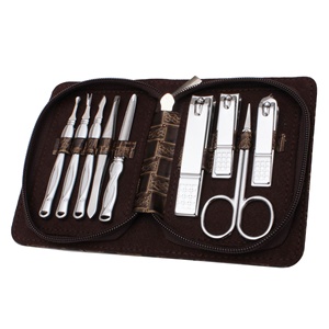 Precio directo de fábrica, juego de herramientas de <span class=keywords><strong>manicura</strong></span> <span class=keywords><strong>y</strong></span> <span class=keywords><strong>pedicura</strong></span>, juego de <span class=keywords><strong>manicura</strong></span> de 9 piezas a la venta - Product Image 1