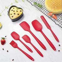 Spatules en silicone antiadhésives personnalisées avec logo, vente en gros, ensemble de spatules de cuisine, résistantes à la chaleur, grattoirs en silicone flexibles