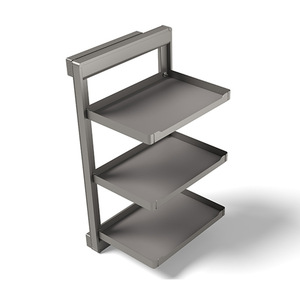 Clothing Organizer 3 Tier <b>Storage</b> Rack With <b>Drawer</b> Bedroom Bathroom Use Durable Standing Type Rectangle Shape - Product Image 3