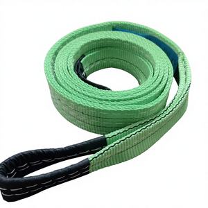 Eslinga Plana de Poliéster de Alta Resistencia <span class=keywords><strong>con</strong></span> Dos Lazos y Accesorios de Acero para Elevación y <span class=keywords><strong>Amarre</strong></span> Marino - Product Image 3