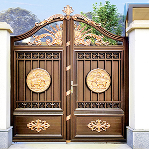 Giá bán buôn nhôm trượt accordion đường lái xe cổng tự động mở ngoài trời chính cửa ra vào - Product Image 3