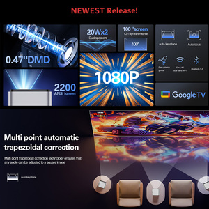 Lonnst X6 Mini Video Chiếu 4K Max Thông Minh Rạp Hát Tại Nhà Với Tự Động Lấy Nét Ống Kính USB & Wifi Kết Nối Đèn LED - Product Image 5