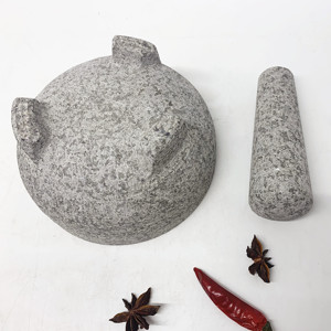 Guacamole-Molcajete de granito de piedra Natural de México, 5 pulgadas, mazo y Mazo para cocina, para el hogar, superventas - Product Image 5