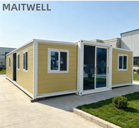Maisons Modulaires Préfabriquées de Luxe – Conteneurs Modulaires Préfabriqués 20FT/40FT 2, 3 ou 4 Chambres Pliables et Extensibles Type Capsule