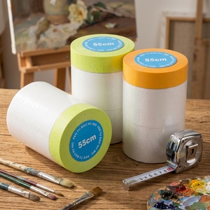 Muestra Gratuita de Película Protectora de Pintura para Automóviles, Cinta de Enmascarar Pre-Adhesiva para Pintar Automóviles y Casas - Product Image 1