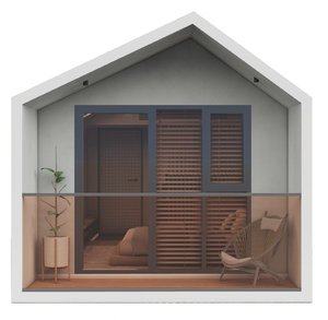 Cabañ<span class=keywords><strong>a</strong></span> Espacial Moderna de Lujo T3, Habitación Individual con un Dormitorio y un Baño, Suite de Hotel, Apartamento Individual, Villa, <span class=keywords><strong>Casa</strong></span> Móvil - Product Image 2
