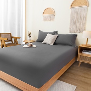 Funda de Cama Individual de Color Liso, Cobertor de Colchón de Protección contra el Polvo, Sábana Cómoda - Product Image 2