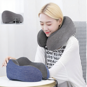 Oreiller en forme de U mémoire coton <span class=keywords><strong>avion</strong></span> oreiller Portable et stockable <span class=keywords><strong>pour</strong></span> voyage cou oreiller <span class=keywords><strong>pour</strong></span> bureau sieste - Product Image 6