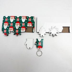 Regali per la Festa degli Insegnanti Decorazione per Banchetto dei 100 Giorni del Bambino <span class=keywords><strong>Portachiavi</strong></span> in MDF per Sublimazione Organizzatore di Chiavi da Parete - Product Image 2