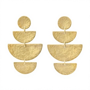 18K <b>Gold</b> Plated Brass <b>Earrings</b> Bohemia Style Women's Fashion <b>Dangle</b> <b>Earrings</b> Party Jewelry - Product Image 1