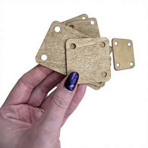 Square Polished Eco-Friendly Wooden <b>Weaving</b> Cards/<b>Tablets</b> for Tabletop Christmas Use - Product Image 1