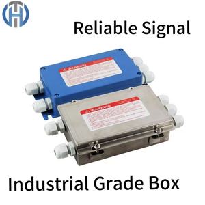 Caja de Conexiones de Acero Inoxidable y Plástico de 4 Canales para Célula de Carga, Convertidor Eléctrico Impermeable de Alta Calidad para Básculas - Product Image 1
