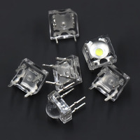 Diode LED Piranha RGB de 5mm à lentille diffuse à anode commune à super luminosité de haute qualité avec puces Epistar