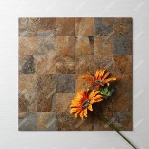 Tuile de douche autocollante en vinyle <span class=keywords><strong>PVC</strong></span> <span class=keywords><strong>imitation</strong></span> marbre rustique en ardoise carrée de 12 x 12 pouces pour crédence de cuisine - Product Image 4