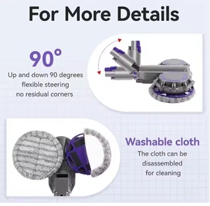 Pour <span class=keywords><strong>Dyson</strong></span> <span class=keywords><strong>V10</strong></span> Digital Slim & V12 Détection Accessoires d'aspirateur sans fil Tête de vadrouille humide et sèche avec brosse d'application RV - Product Image 6