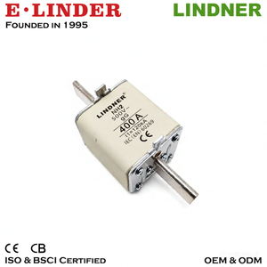 Fusibile LINDNER NH2 Misura 2 <span class=keywords><strong>gG</strong></span> 500V 160A 200A 250A 315A 400A a lama con corpo quadrato Certificato CE CB Bassa Tensione LV HRC - Product Image 2