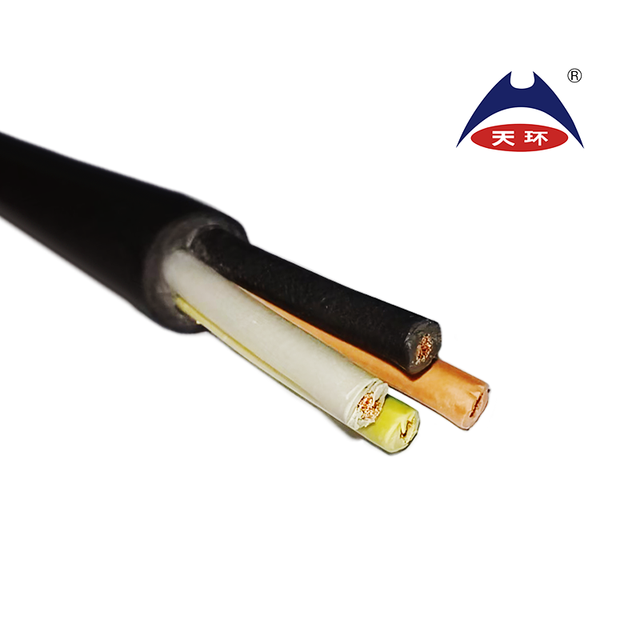 Factory 4 Core H07RN-F Type W Heavy Duty Rubber Power Cable 4G1.5mm/4G2.5mm Electrical Cable for Industrial Use