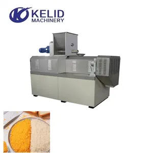 Équipement de production de miettes de pain jaune blanc de machine de miettes de pain efficace élevée