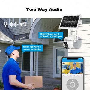 <span class=keywords><strong>SriHome</strong></span> - Panel Solar de 7 W, Cámara CCTV PTZ Solar 4G de 4 MP, Cámara de Seguridad Solar Inalámbrica para Exteriores, Batería de Alta Capacidad - Product Image 5