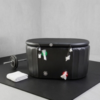 Bacs à glace en forme de vague, baignoire à glace pour fête, baignoire de spa, baignoire de massage, baignoire de récupération pour entraînement en plein air, baignoire à glace pour le sport