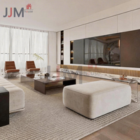 Maison mobile JJM facile à installer, maison conteneur extensible de 20 pieds avec chambre, cuisine, salon, design minimaliste préfabriqué