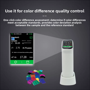 เครื่องวัดสีความแม่นยำสูง DS200 สำหรับสีรถยนต์ เคลือบพลาสติก สิ่งทอ เครื่องสเปกโตรโฟโตมิเตอร์แบบพกพา - Product Image 5