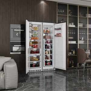 48Inch New Luxury Household Built in <b>Refrigerator</b> Frost-Free Freezer Deodorization Sterilization Silent Grade 1 Energy Frost-Fre - Product Image 3