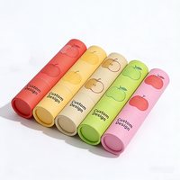Emballage personnalisé en tube de papier kraft biodégradable pour baume à lèvres et déodorant en stick