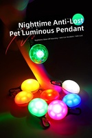 Lampu Liontin LED Silikon untuk Kalung Anjing Tahan Air 3 Mode |   Anti-Hilang untuk Jalan-Jalan Malam di Luar Ruangan |   Ramah Lingkungan Dapat Disesuaikan