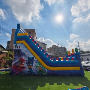 Yuedong Toboggan Gonflable Extérieur Double Piste Sèche Parcours d'Obstacles Mur d'Escalade Château Jeu Sportif - Product Image 6