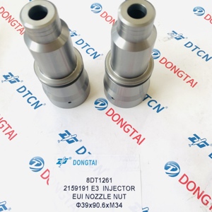 Tuerca de Inyector EUI 8DT1261, tamaño 39x90.8xM34, para Inyector 2159191 E3, Plana, 2 Ranuras - Product Image 4