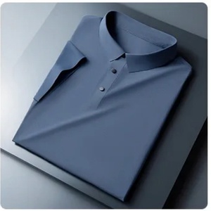 T-shirt de golf personnalisé de luxe, haute qualité, séchage rapide, coupe classique, tricoté, respirant, couleur unie, manches courtes - Product Image 6
