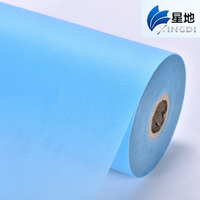 Matériel médical jetable médical de petit pain non-tissé antibactérien de tissu du poids léger 100% Pp Spunbond pour le chapeau bouffant