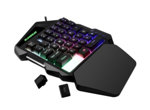 High Quality Colorful Lights <strong>Wired</strong> 35-Keys One-hand G94 <strong>Keyboard</strong> Portable Mini Gaming Keypad Combo for Laptop PC Mobile Phone - Product Image 6