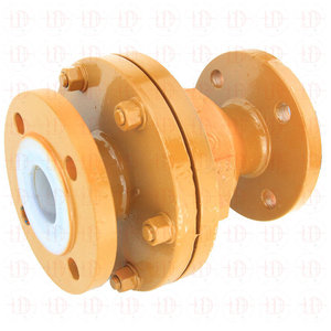 H44F46 Check Valve DN65 PTFE <b>Seal</b> For Acid High Temperature Media Manual Operation - Product Image 2