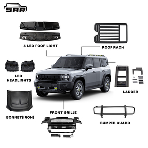 Oto yedek parçaları araba modifikasyon Defender tarzı ön Facelift Grill tampon vücut kitleri Chery T2 Jetour için - Product Image 1