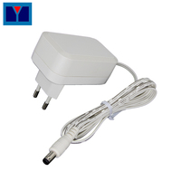 Adaptateur secteur HYT 12V 3A/1.5A DC avec matériau PC et connexion enfichable pour robots aspirateurs et éclairages LED