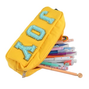 กระเป๋าใส่ดินสอปะตัวอักษรเริ่มต้นสำหรับผู้หญิงเด็กผู้หญิง - Product Image 1