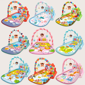 Alfombra <span class=keywords><strong>de</strong></span> Juego Musical Huniu con Piano, Alfombra <span class=keywords><strong>de</strong></span> Actividades Infantil Colorida con Piano, Gimnasio para Bebés - Product Image 4
