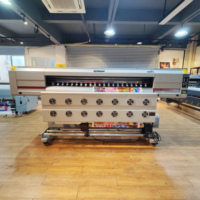 Impresora y Cortadora de Vinilo de Sublimación LETOP de Gran Formato, Rollo a Rollo, 1.8M, 4 Cabezales, para Impresora de Sublimación
