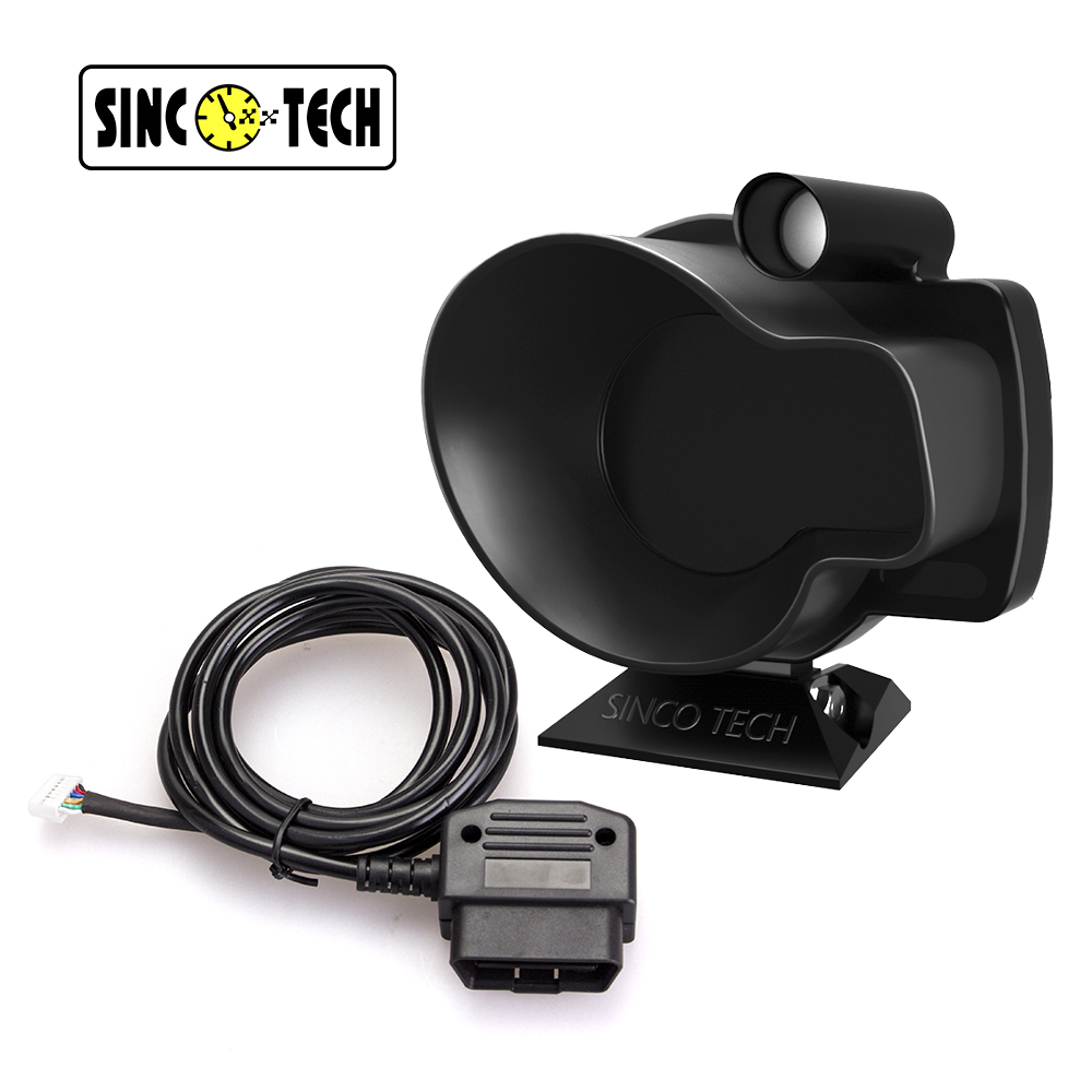1円 SINCO TECH OBD2 レーシングメーター 速度メーター