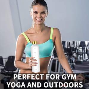 <span class=keywords><strong>Bouteille</strong></span> d'eau en <span class=keywords><strong>verre</strong></span> avec marqueur de temps, 32oz, <span class=keywords><strong>1</strong></span> l, sans BPA, <span class=keywords><strong>bouteille</strong></span> d'eau réutilisable, étanche, Durable - Product Image 5