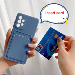 Fundas de Silicona con Ranura para Tarjetas para iPhone 17 Pro Max, Air 13, 12 Mini, <span class=keywords><strong>Funda</strong></span> para iPhone 16 Pro Max, Xs Max, 11, 12, 13, 14, 15 Plus - Product Image 5
