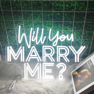 Mi Vuoi Sposare? Insegna al Neon Personalizzata Decorazione Pubblicitaria per Matrimoni Luci LED al Neon Luci Notturne Logo Dolce - Product Image 4