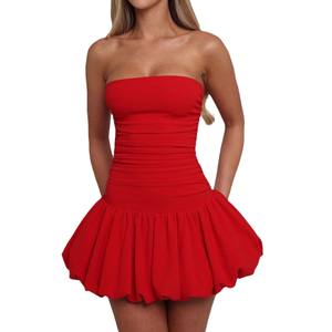 2025 abito da donna Sexy senza spalline senza maniche senza maniche in stile europeo americano - Product Image 5